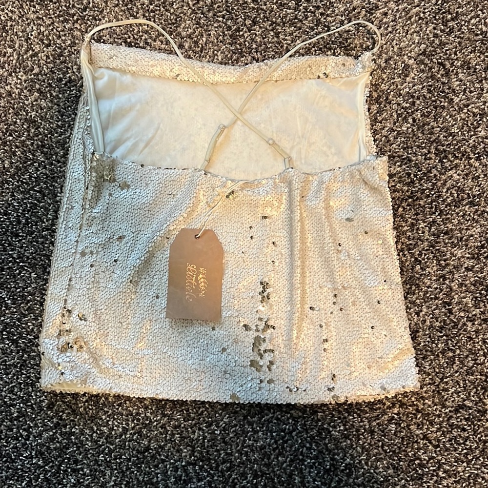 Medium sequin top NWT